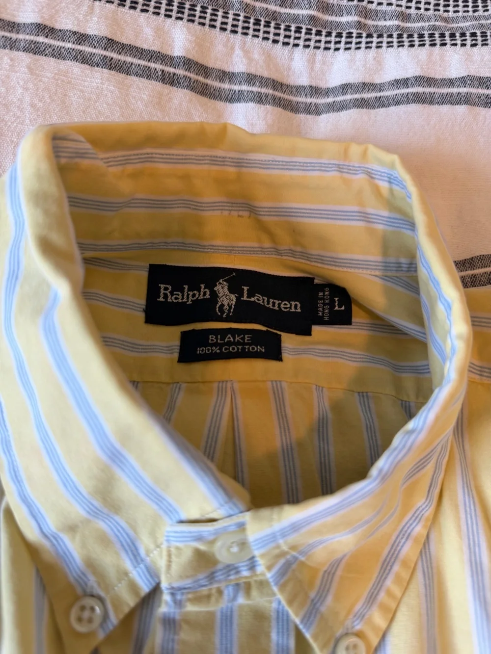 Polo Ralph Lauren striped long white